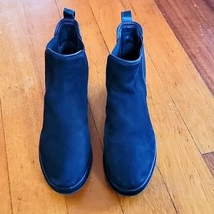 Nurture black leather boots, size 9